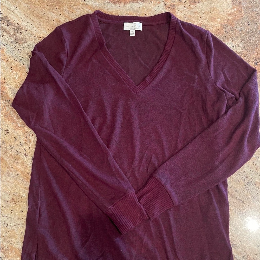 Lucky Brand Soft Long Sleeve top Sz XS